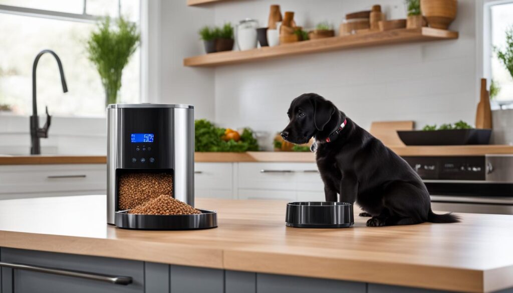 View of Personal Touch: Automated Dog Feeders with Voice Recording Features
