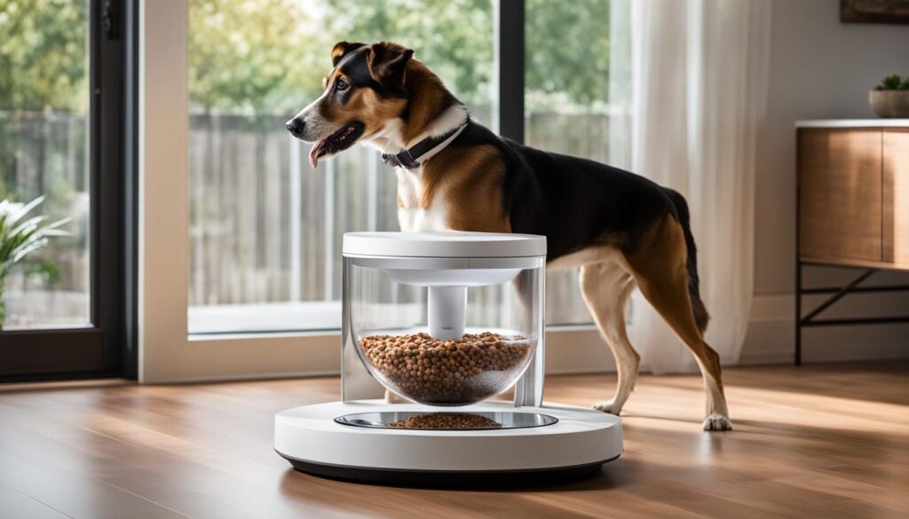 automated dog feeder with voice recording