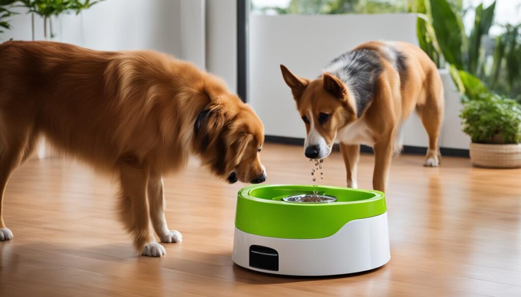 eco-friendly automated dog feeder