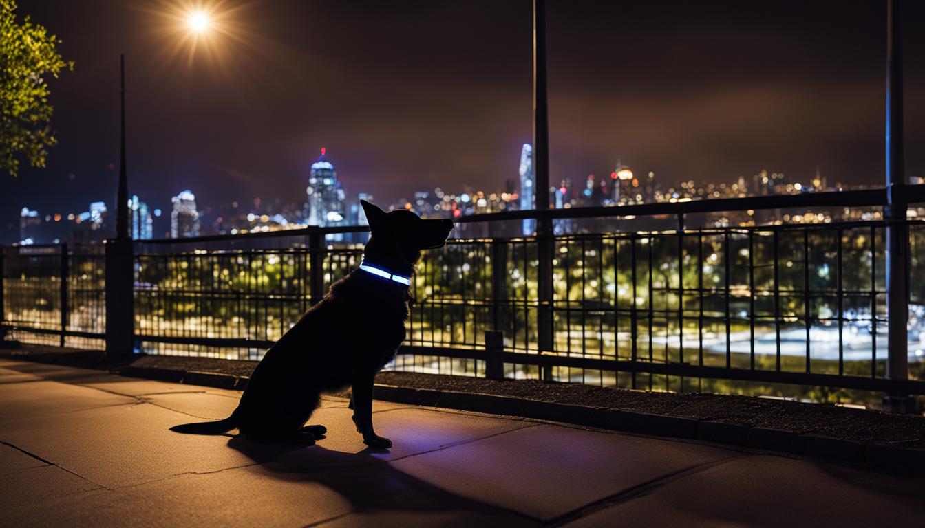 night visibility smart dog collars