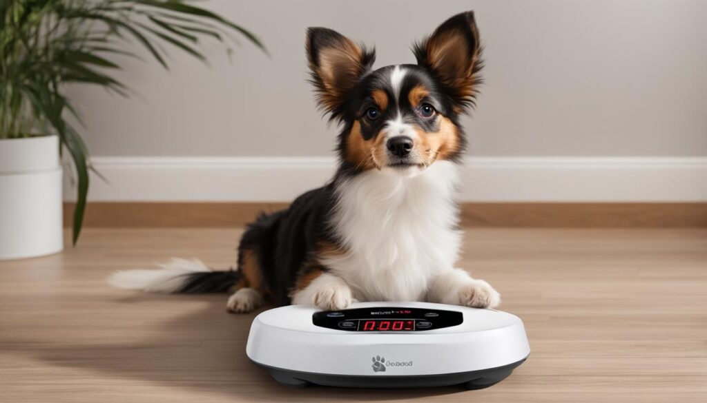 scale for pet weight monitoring