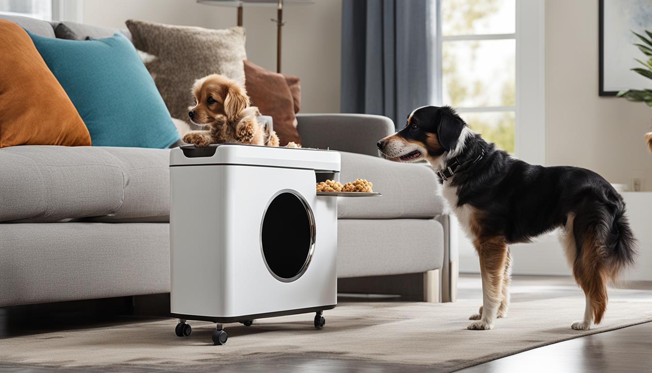 Dog Treat Dispensers with Mobility Features