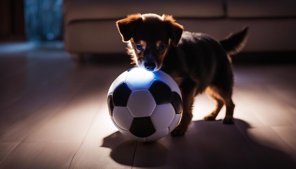 Glow in The Dark Dog Toys Soccer Ball